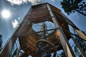 Экологическая деревянная тропа и смотровая башня – первая и единственная в Чешской Республике 